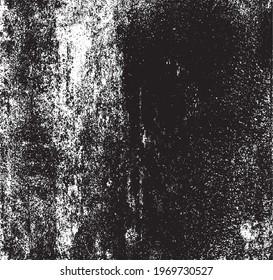 Dark grunge urban texture vector. Distressed overlay texture. Grunge background. Abstract obvious dark worn textured effect. Vector Illustration. Black isolated on white. EPS10.