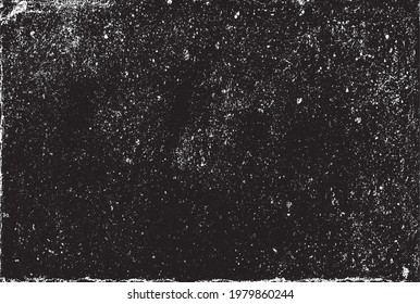 Dark grunge urban texture vector. Distressed overlay texture. Grunge background. Abstract obvious dark worn textured effect. Vector Illustration. Black isolated on white. EPS10.