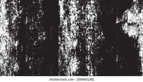 Vector de textura urbana de grunge oscuro. Textura superpuesta angustiada. Borde de fondo. Resumen obvio efecto de textura oscuro y desgastado. Ilustración vectorial. Negro aislado en blanco. EPS10.