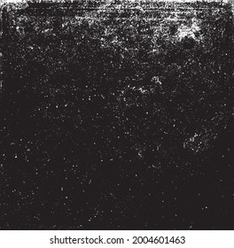 Dark grunge urban texture vector. Distressed overlay texture. Grunge background. Abstract obvious dark worn textured effect. Vector Illustration. Black isolated on white. EPS10.