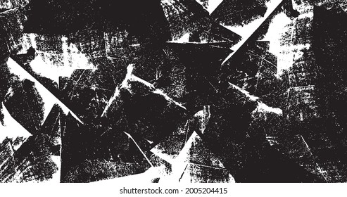 Dark grunge urban texture vector. Distressed overlay texture. Grunge background. Abstract obvious dark worn textured effect. Vector Illustration. Black isolated on white. EPS10.