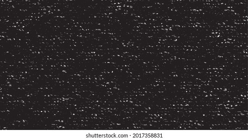 Vector de textura urbana de grunge oscuro. Textura superpuesta angustiada. Borde de fondo. Resumen obvio efecto de textura oscuro y desgastado. Ilustración vectorial. Negro aislado en blanco. EPS10.
