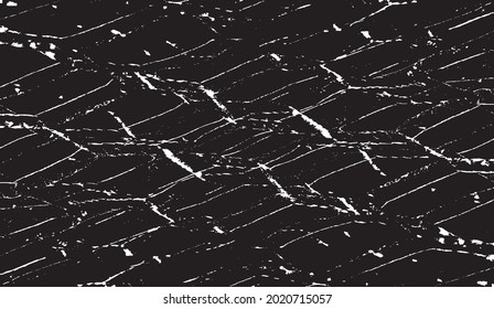 Dunkle Grunge urbane Textur Vektor. Verzerrte Overlay-Textur. brüchiger Hintergrund. Abstrakter offensichtlicher dunkel abgenutzter strukturierter Effekt. Vektorgrafik. Schwarz einzeln auf Weiß. EPS10.