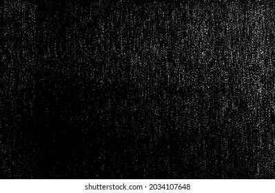 Vector de textura urbana de grunge oscuro. Textura superpuesta angustiada. Borde de fondo. Resumen obvio efecto de textura oscuro y desgastado. Ilustración vectorial. Negro aislado en blanco. EPS10.