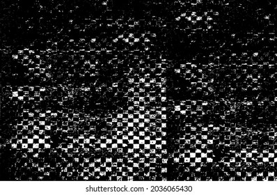 Dark grunge urban texture vector. Distressed overlay texture. Grunge background. Abstract obvious dark worn textured effect. Vector Illustration. Black isolated on white. EPS10.
