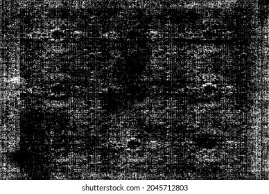 Dunkle Grunge urbane Textur Vektor. Verzerrte Overlay-Textur. brüchiger Hintergrund. Abstrakter offensichtlicher dunkel abgenutzter strukturierter Effekt. Vektorgrafik. Schwarz einzeln auf Weiß. EPS10.