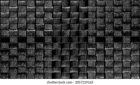 Vector de textura urbana de grunge oscuro. Textura superpuesta angustiada. Borde de fondo. Resumen obvio efecto de textura oscuro y desgastado. Ilustración vectorial. Negro aislado en blanco. EPS10.