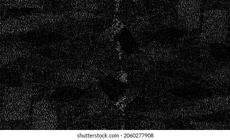 Vector de textura urbana de grunge oscuro. Textura superpuesta angustiada. Borde de fondo. Resumen obvio efecto de textura oscuro y desgastado. Ilustración vectorial. Negro aislado en blanco. EPS10.