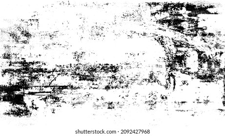 Dark grunge urban texture vector. Distressed overlay texture. Grunge background. Abstract obvious dark worn textured effect. Vector Illustration. Black isolated on white. EPS10.
