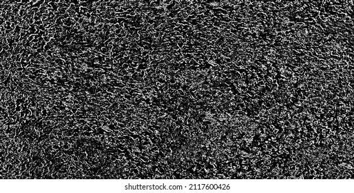 Vector de textura urbana de grunge oscuro. Textura superpuesta angustiada. Borde de fondo. Resumen obvio efecto de textura oscuro y desgastado. Ilustración vectorial. Negro aislado en blanco. EPS10.