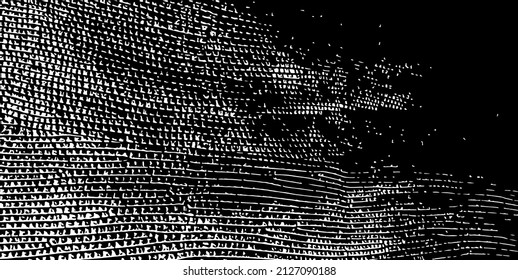 Dark grunge urban texture vector. Distressed overlay texture. Grunge background. Abstract obvious dark worn textured effect. Vector Illustration. Black isolated on white. EPS10.
