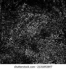 Dark grunge urban texture vector. Distressed overlay texture. Grunge background. Abstract obvious dark worn textured effect. Vector Illustration. Black isolated on white. EPS10.