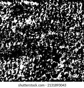 Dunkle Grunge urbane Textur Vektor. Verzerrte Overlay-Textur. brüchiger Hintergrund. Abstrakter offensichtlicher dunkel abgenutzter strukturierter Effekt. Vektorgrafik. Schwarz einzeln auf Weiß. EPS10.