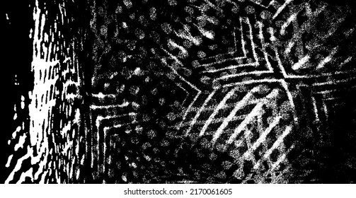 Vector de textura urbana de grunge oscuro. Textura superpuesta angustiada. Borde de fondo. Resumen obvio efecto de textura oscuro y desgastado. Ilustración vectorial. Negro aislado en blanco. EPS10.