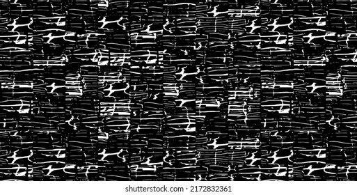Vector de textura urbana de grunge oscuro. Textura superpuesta angustiada. Borde de fondo. Resumen obvio efecto de textura oscuro y desgastado. Ilustración vectorial. Negro aislado en blanco. EPS10.