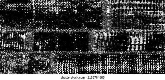Dunkle Grunge urbane Textur Vektor. Verzerrte Overlay-Textur. brüchiger Hintergrund. Abstrakter offensichtlicher dunkel abgenutzter strukturierter Effekt. Vektorgrafik. Schwarz einzeln auf Weiß. EPS10.