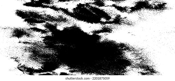 Dark grunge urban texture vector. Distressed overlay texture. Grunge background. Abstract obvious dark worn textured effect. Vector Illustration. Black isolated on white. EPS10.