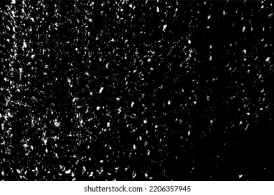Vector de textura urbana de grunge oscuro. Textura superpuesta angustiada. Borde de fondo. Resumen obvio efecto de textura oscuro y desgastado. Ilustración vectorial. Negro aislado en blanco. EPS10.