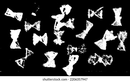 Vector de textura urbana de grunge oscuro. Textura superpuesta angustiada. Borde de fondo. Resumen obvio efecto de textura oscuro y desgastado. Ilustración vectorial. Negro aislado en blanco. EPS10.