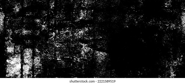Dark grunge urban texture vector. Distressed overlay texture. Grunge background. Abstract obvious dark worn textured effect. Vector Illustration. Black isolated on white. EPS10.