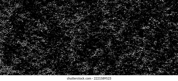 Vector de textura urbana de grunge oscuro. Textura superpuesta angustiada. Borde de fondo. Resumen obvio efecto de textura oscuro y desgastado. Ilustración vectorial. Negro aislado en blanco. EPS10.