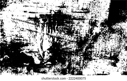 Dark grunge urban texture vector. Distressed overlay texture. Grunge background. Abstract obvious dark worn textured effect. Vector Illustration. Black isolated on white. EPS10.