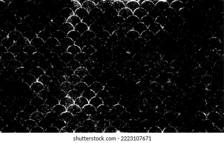 Dark grunge urban texture vector. Distressed overlay texture. Grunge background. Abstract obvious dark worn textured effect. Vector Illustration. Black isolated on white. EPS10.
