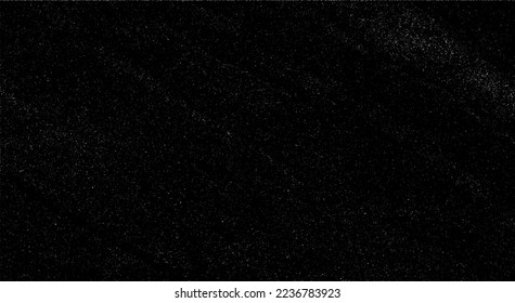 Vector de textura urbana de grunge oscuro. Textura superpuesta angustiada. Borde de fondo. Resumen obvio efecto de textura oscuro y desgastado. Ilustración vectorial. Negro aislado en blanco. EPS10.