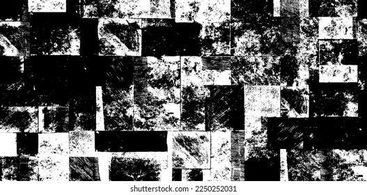 Dark grunge urban texture vector. Distressed overlay texture. Grunge background. Abstract obvious dark worn textured effect. Vector Illustration. Black isolated on white. EPS10.
