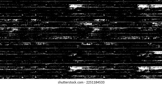 Vector de textura urbana de grunge oscuro. Textura superpuesta angustiada. Borde de fondo. Resumen obvio efecto de textura oscuro y desgastado. Ilustración vectorial. Negro aislado en blanco. EPS10.
