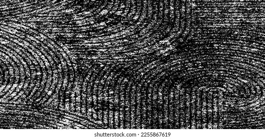 Vector de textura urbana de grunge oscuro. Textura superpuesta angustiada. Borde de fondo. Resumen obvio efecto de textura oscuro y desgastado. Ilustración vectorial. Negro aislado en blanco. EPS10.