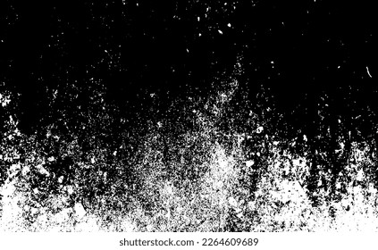 Dark grunge urban texture vector. Distressed overlay texture. Grunge background. Abstract obvious dark worn textured effect. Vector Illustration. Black isolated on white. EPS10.
