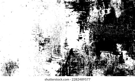 Dark grunge urban texture vector. Distressed overlay texture. Grunge background. Abstract obvious dark worn textured effect. Vector Illustration. Black isolated on white. EPS10.