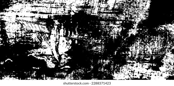 Dark grunge urban texture vector. Distressed overlay texture. Grunge background. Abstract obvious dark worn textured effect. Vector Illustration. Black isolated on white. EPS10.
