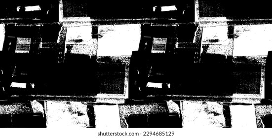 Dark grunge urban texture vector. Distressed overlay texture. Grunge background. Abstract obvious dark worn textured effect. Vector Illustration. Black isolated on white. EPS10.