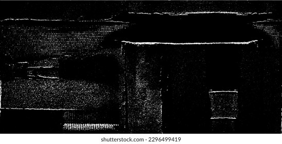 Dark grunge urban texture vector. Distressed overlay texture. Grunge background. Abstract obvious dark worn textured effect. Vector Illustration. Black isolated on white. EPS10.