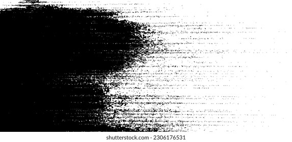 Dark grunge urban texture vector. Distressed overlay texture. Grunge background. Abstract obvious dark worn textured effect. Vector Illustration. Black isolated on white. EPS10.