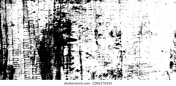 Dunkle Grunge urbane Textur Vektor. Verzerrte Overlay-Textur. brüchiger Hintergrund. Abstrakter offensichtlicher dunkel abgenutzter strukturierter Effekt. Vektorgrafik. Schwarz einzeln auf Weiß. EPS10.