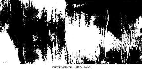 Dark grunge urban texture vector. Distressed overlay texture. Grunge background. Abstract obvious dark worn textured effect. Vector Illustration. Black isolated on white. EPS10.