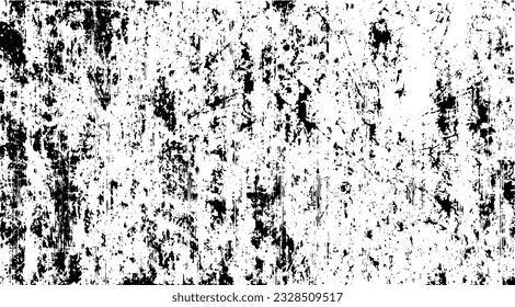 Dark grunge urban texture vector. Distressed overlay texture. Grunge background. Abstract obvious dark worn textured effect. Vector Illustration. Black isolated on white. EPS10.