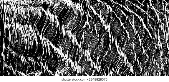 Dark grunge urban texture vector. Distressed overlay texture. Grunge background. Abstract obvious dark worn textured effect. Vector Illustration. Black isolated on white. EPS10.