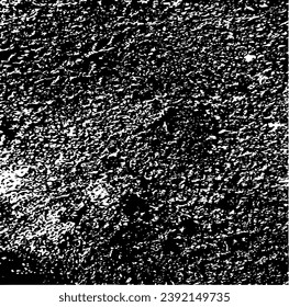 Dark grunge urban texture vector. Distressed overlay texture. Grunge background. Abstract obvious dark worn textured effect. Vector Illustration. Black isolated on white. EPS10.