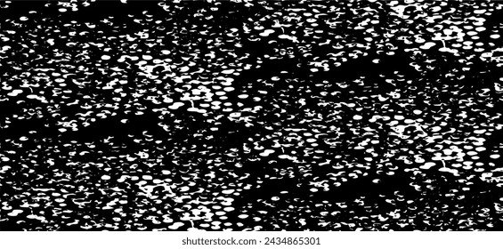 Vector de textura urbana grunge oscuro. Textura superpuesta estresada. Fondo grunge. Efecto de textura desgastada oscura obvia abstracta. Ilustración vectorial. Negro aislado sobre blanco. EPS10.