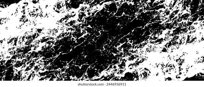 Vector de textura urbana grunge oscuro. Textura superpuesta estresada. Fondo grunge. Abstractas efecto desgastado oscuro obvio. Ilustración vectorial. Negro aislado sobre blanco. EPS10.