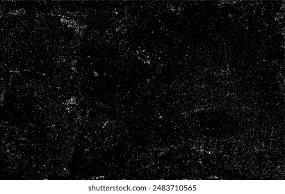 Vector de textura urbana grunge oscuro. Textura superpuesta estresada. Fondo grunge. Abstractas efecto desgastado oscuro obvio. Ilustración vectorial. Negro aislado sobre blanco. EPS10.