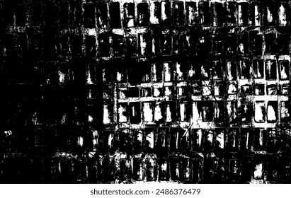 Dark grunge urban texture vector. Distressed overlay texture. Grunge background. Abstract obvious dark worn textured effect. Vector Illustration. Black isolated on white. EPS10.