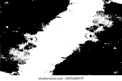 Dark grunge urban texture vector. Distressed overlay texture. Grunge background. Abstract obvious dark worn textured effect. Vector Illustration. Black isolated on white. EPS10.