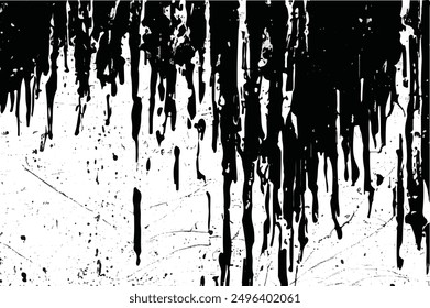 Dark grunge urban texture vector. Distressed overlay texture. Grunge background. Abstract monochrome grunge background. Vector Illustration. Black isolated on white. EPS10.