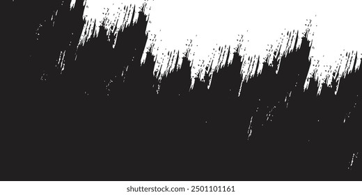 Dark grunge urban texture vector. Distressed overlay texture. Grunge background. Abstract obvious dark worn textured effect. Vector Illustration. Black isolated on white. EPS10.