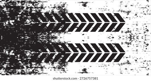Vector de textura urbana grunge oscuro. Textura de superposición afligida. Fondo de Grunge. Abstractas efecto de textura desgastado oscuro obvio. Ilustración vectorial. Negro aislado en blanco. EPS10.
